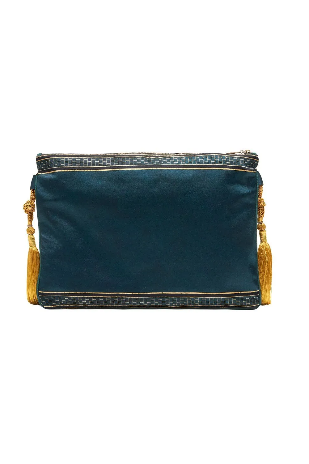 LARGE ZIP TOP CLUTCH TO MY LOVE