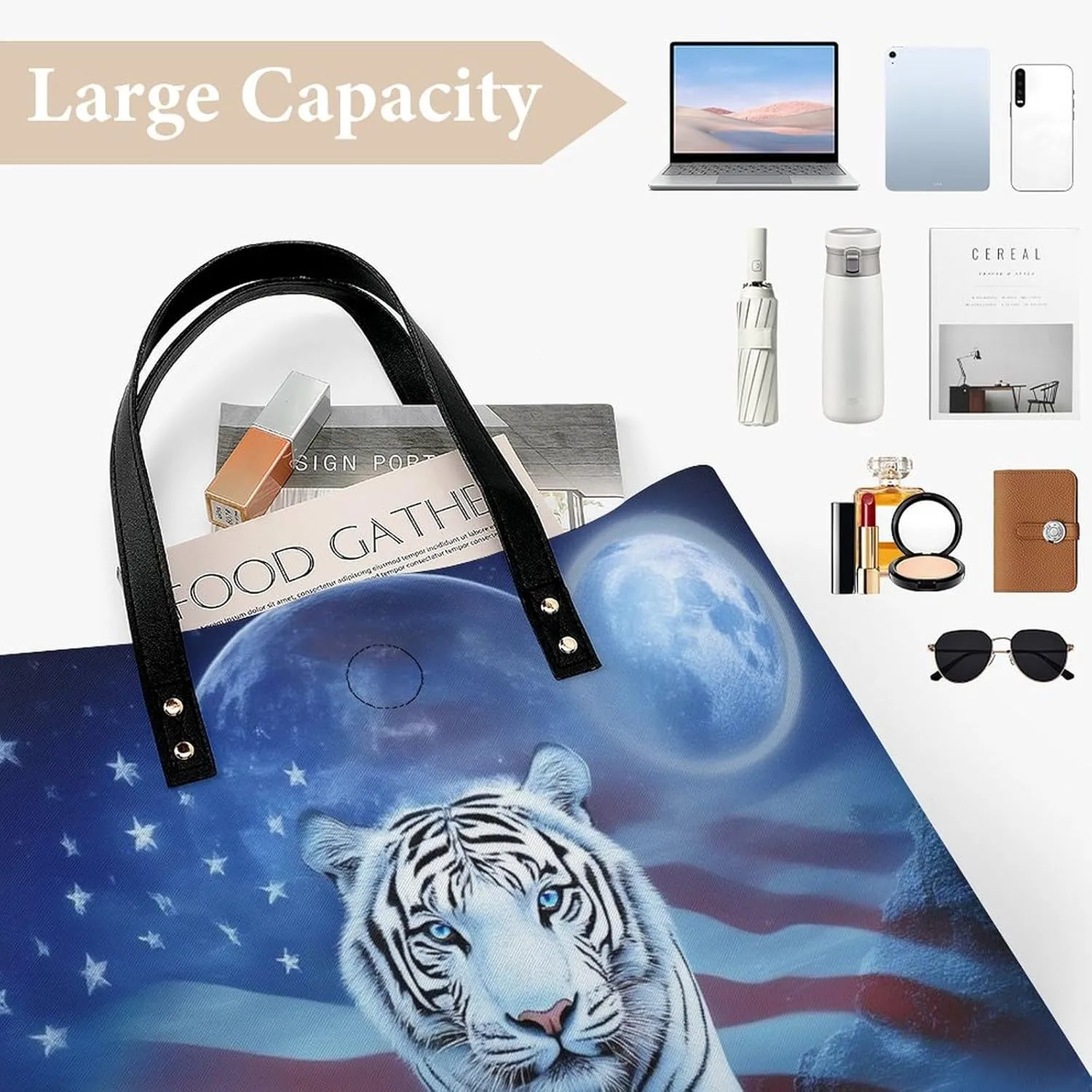 Leather Purse For Women Ladies Tote Shoulder Handbag