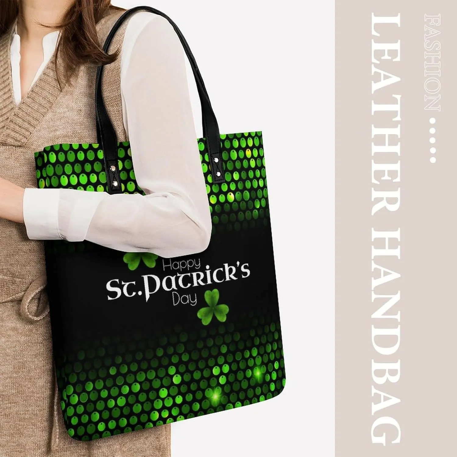 Leather Purse For Women Ladies Tote Shoulder Handbag