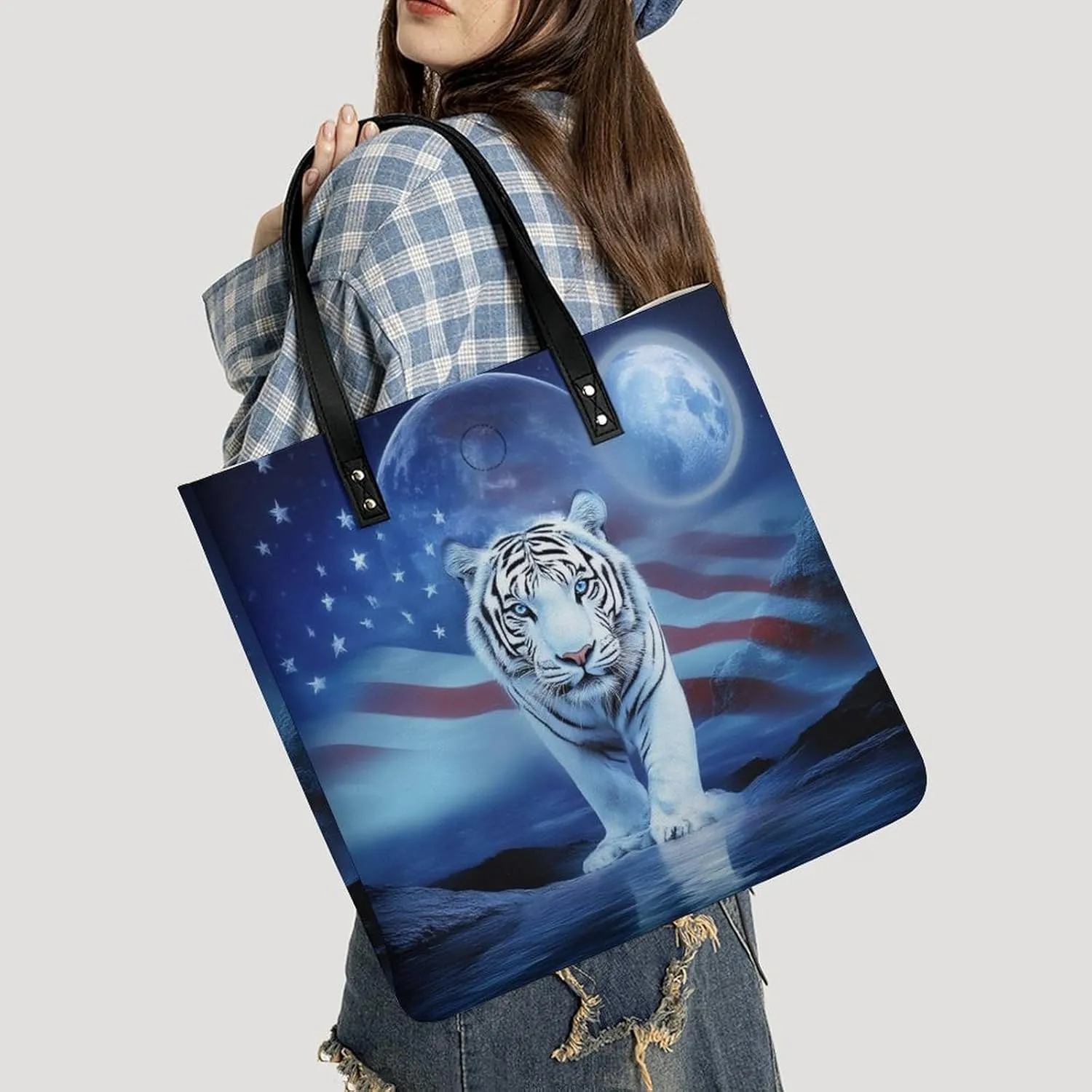 Leather Purse For Women Ladies Tote Shoulder Handbag