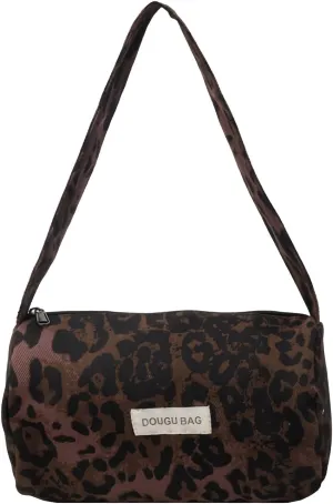 Leopard print bag, jacquard bag, leopard print handbag, leopard print clutch bag, leopard print women's bag