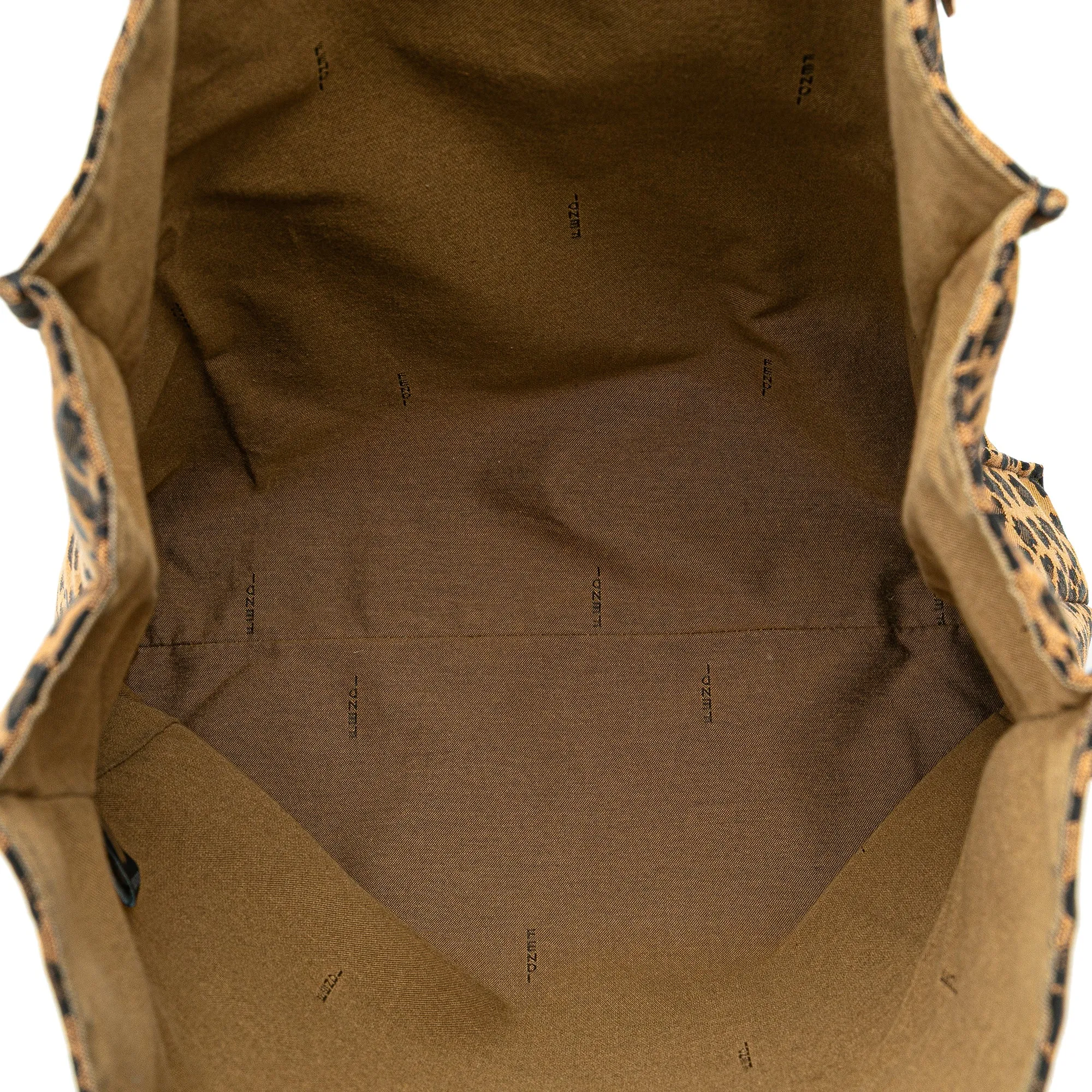 Leopard Print Canvas Tote
