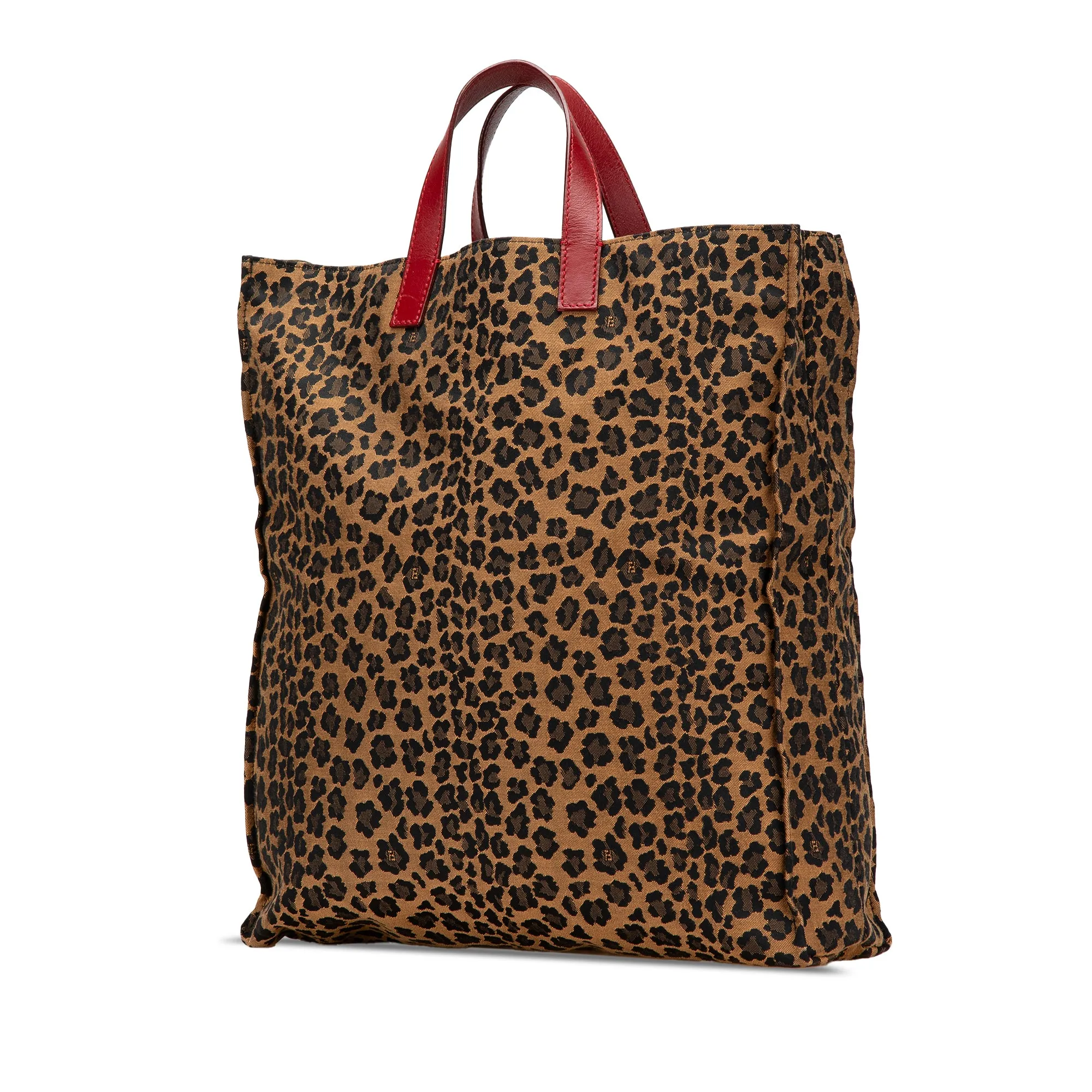 Leopard Print Canvas Tote