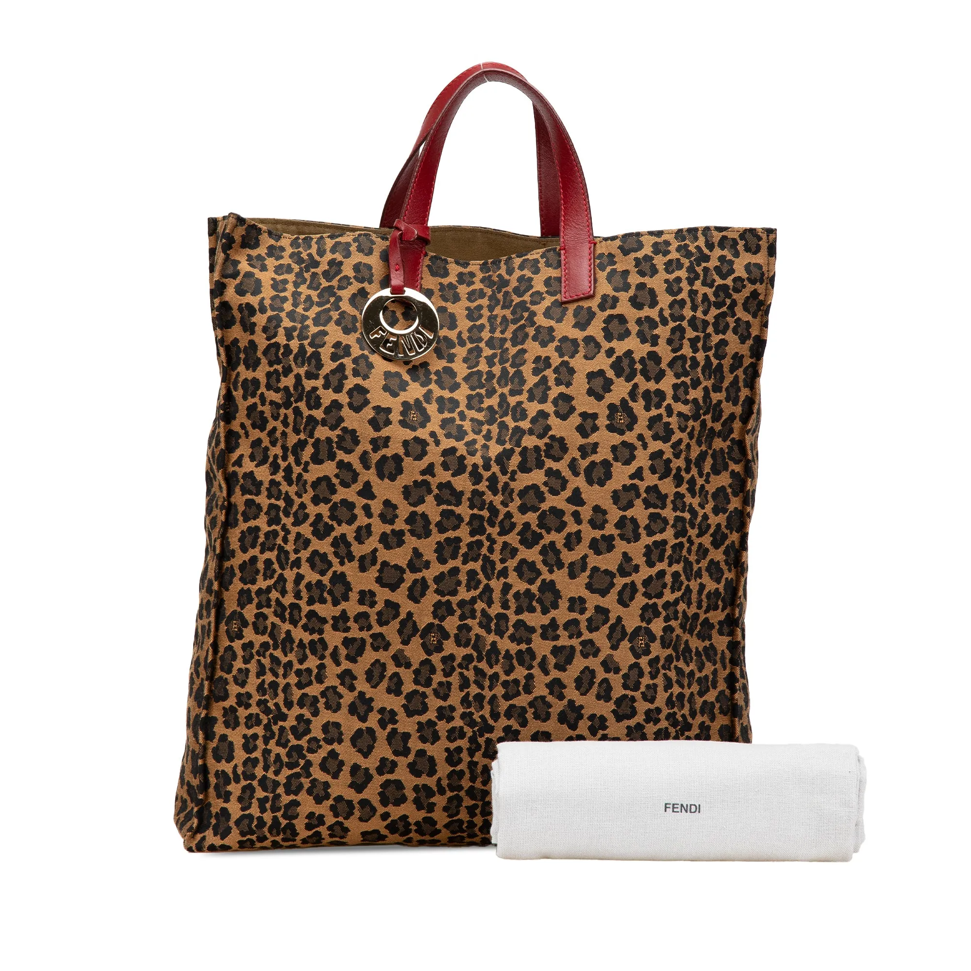 Leopard Print Canvas Tote