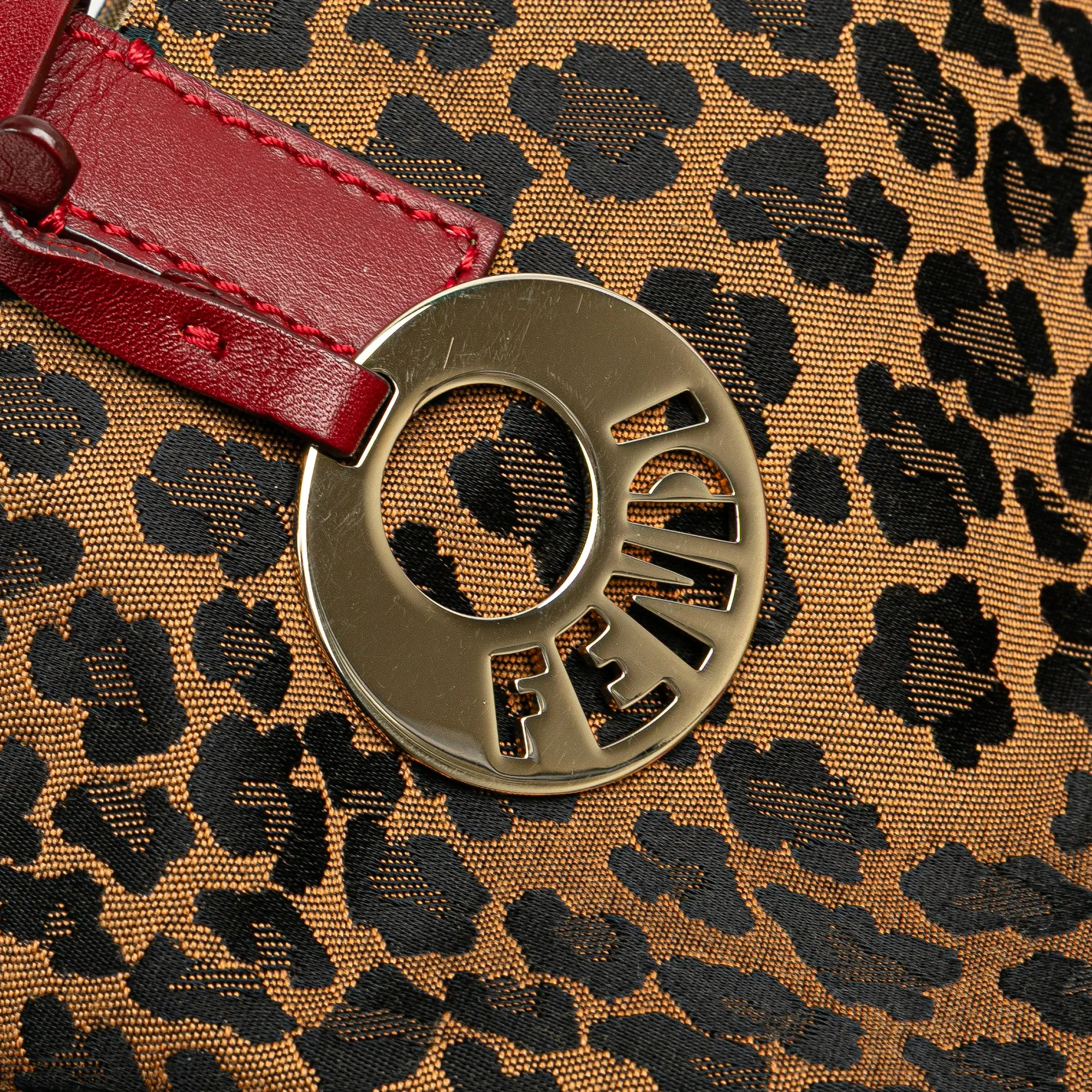 Leopard Print Canvas Tote