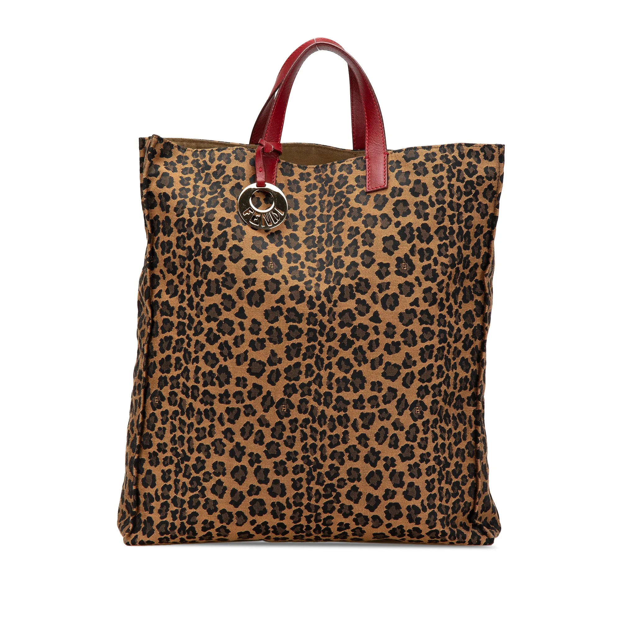 Leopard Print Canvas Tote