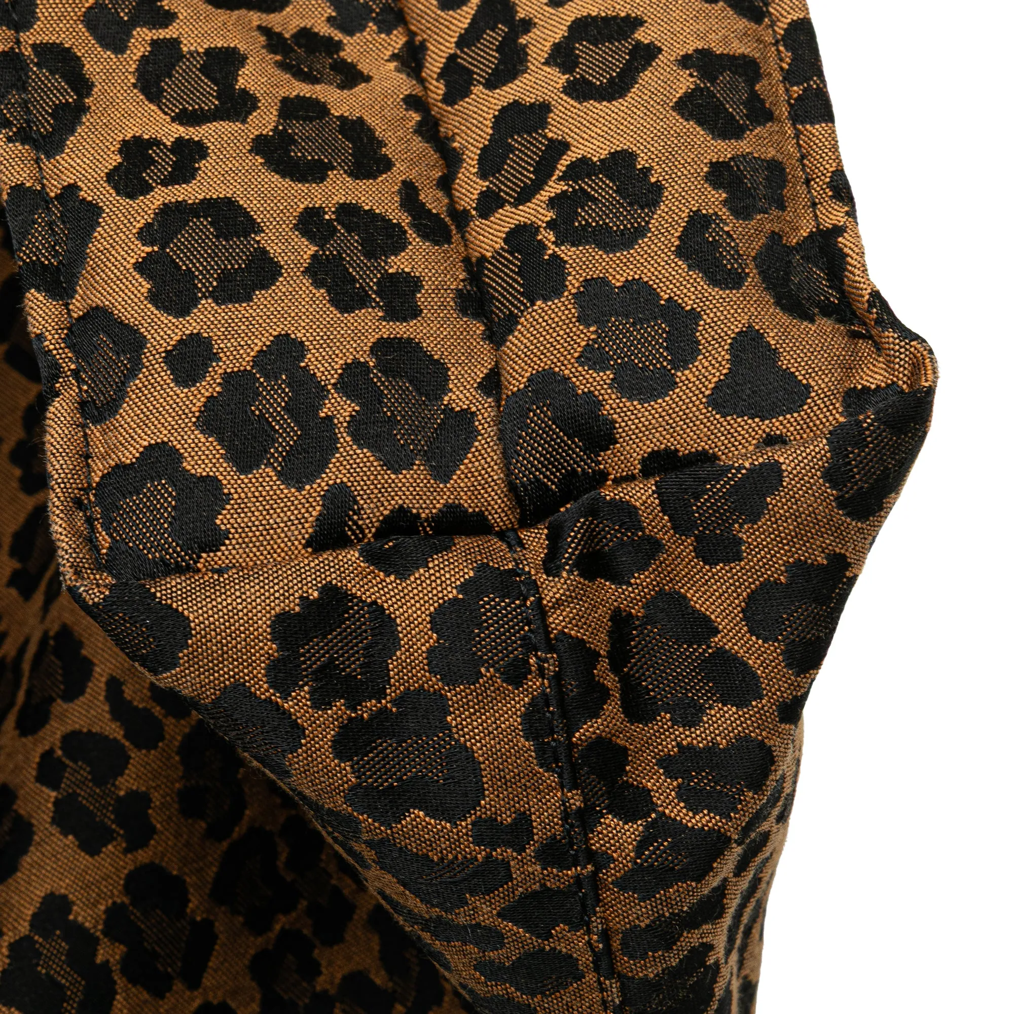 Leopard Print Canvas Tote