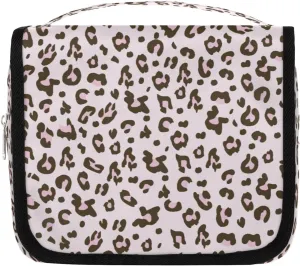 Leopard Print Hanging Toiletry Bag Waterproof Makeup Cosmetic Bag Travel Bag Organizer for Accessories Shampoo Full Sized Container Travel-Essentials Toiletry Bag
