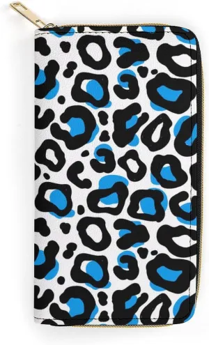 Leopard Women's Leather Small Wallet Clutch Wallet - Lightweight And Easy to Carry, 19.7x10.5cm, style-1-5