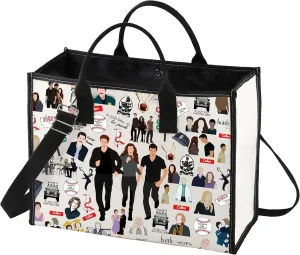 LEVLO Bella Tote Bag Vampire Movie Fans Gift Bella & Edward Shoulder Bag Vampire Movie Merchandise