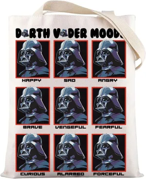 LEVLO Helmets Inspired Tote Bag Star Movie Fans Gift Helmets Moods Clone Shoulder Bag Cartoon Movie Merch