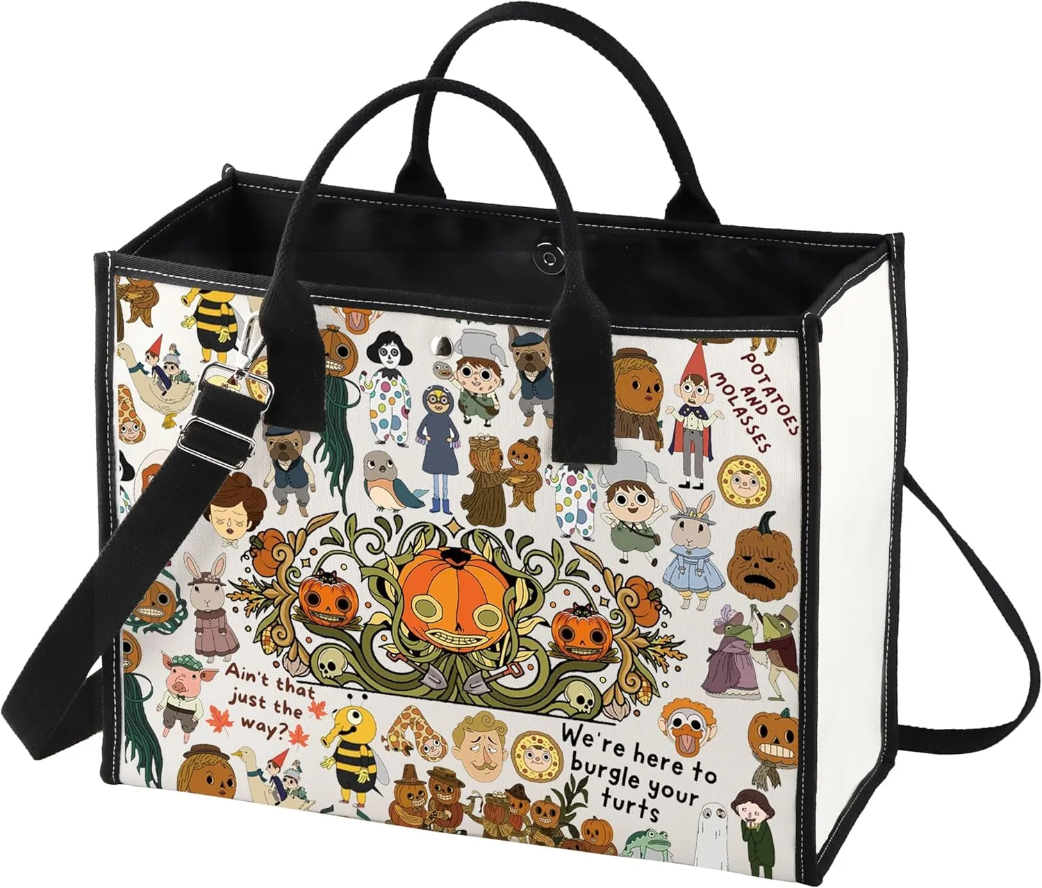 LEVLO OTGW Wirt & Greg Tote Bag Beatrice Bird Fans Gift OTGW Animation the Unkonwn Shoulder Bag Wirt & Greg Merchandise