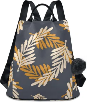 Lightweight Women Backpack Purse Shoulder Bag Casual Daypack Anti-theft Zipper With Pockets 13.4 X 5.9 X 15in Pattern 4