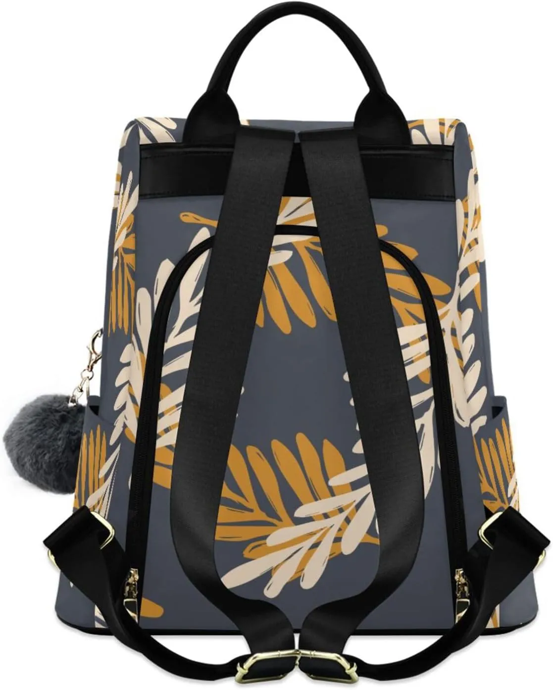 Lightweight Women Backpack Purse Shoulder Bag Casual Daypack Anti-theft Zipper With Pockets 13.4 X 5.9 X 15in Pattern 4