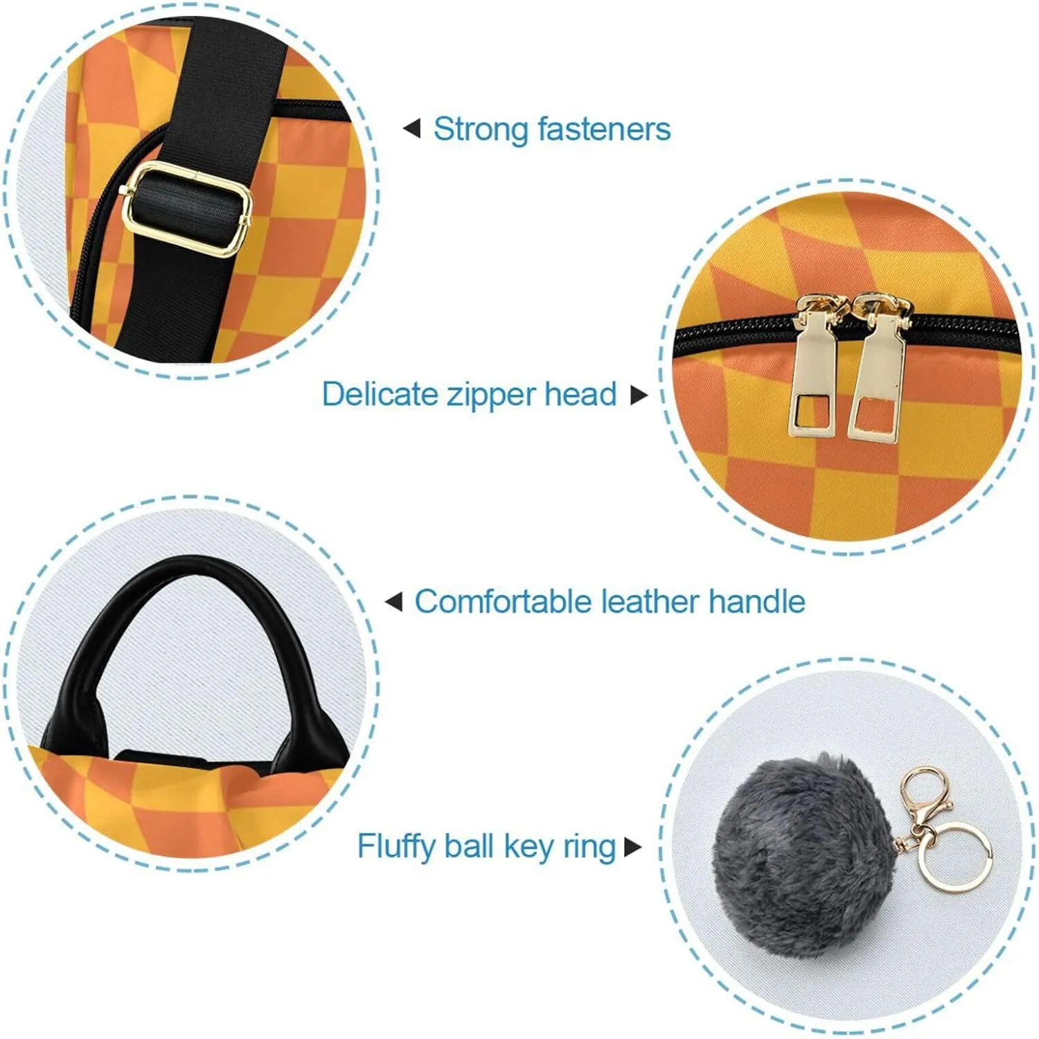 Lightweight Women Backpack Purse Shoulder Bag Casual Daypack Anti-theft Zipper With Pockets Pattern 10