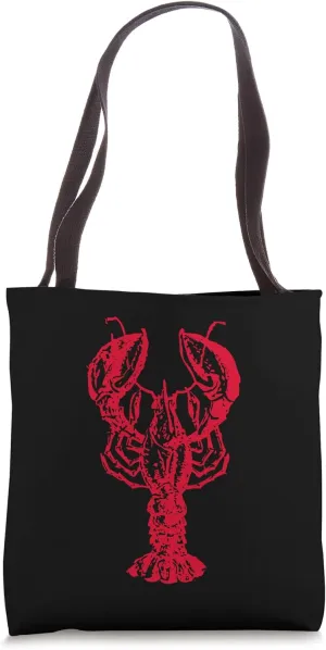 Lobster Shellfish Seafood Red Langoustine Tote Bag
