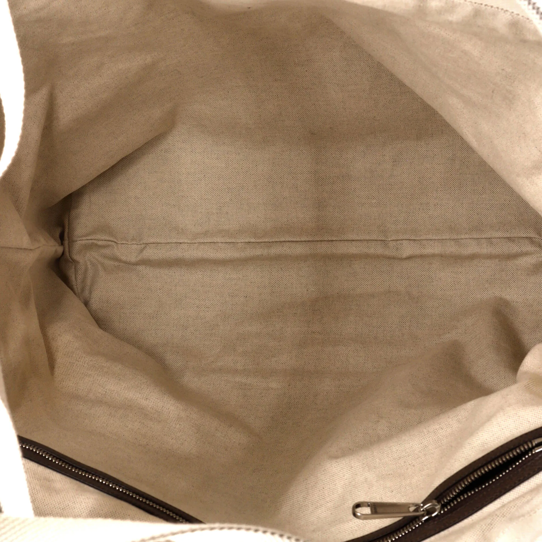 Logo Embossed Open Tote Canvas