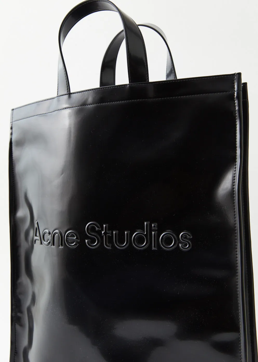 Logo Shopped North South Tote Bag