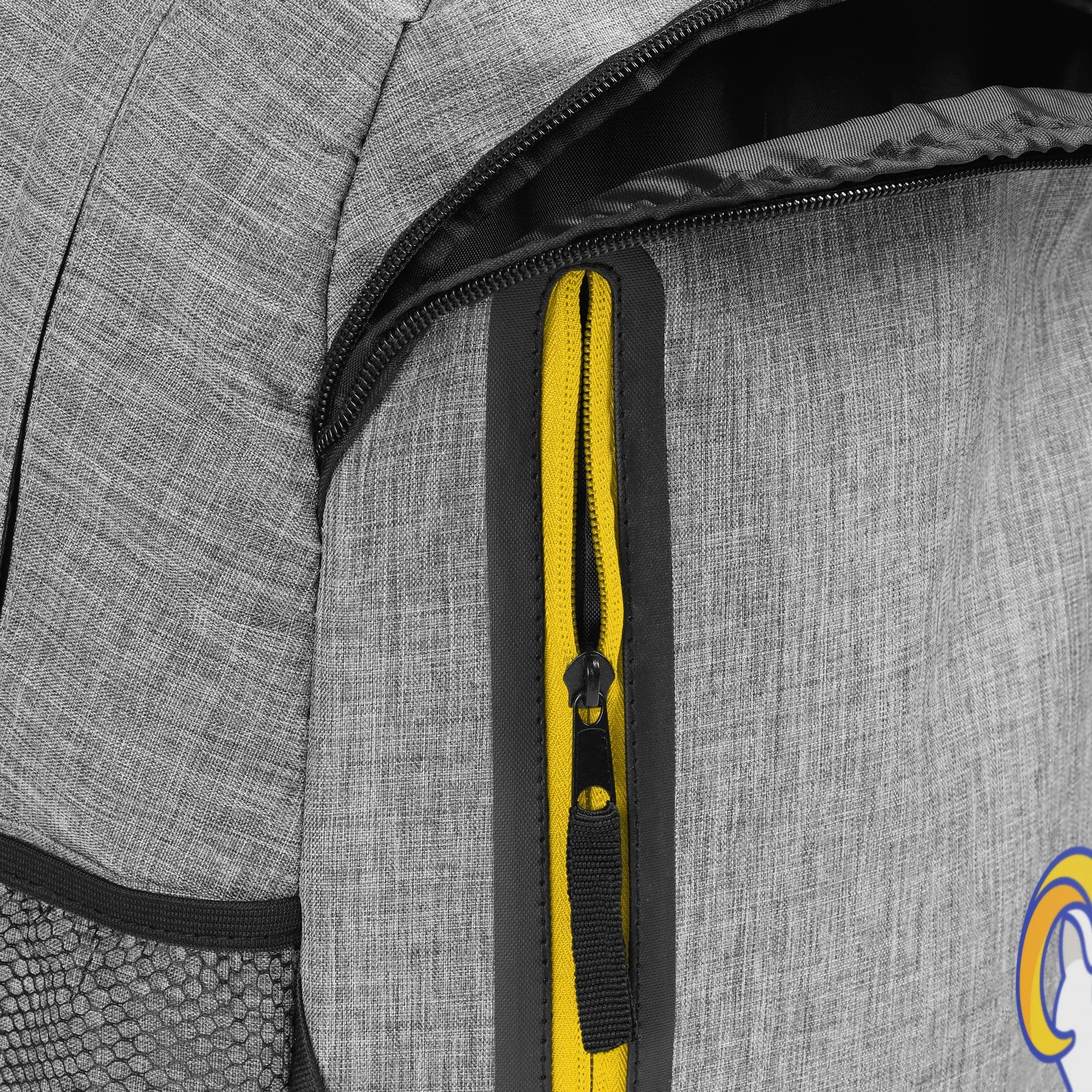 Los Angeles Rams Heather Grey Bold Color Backpack