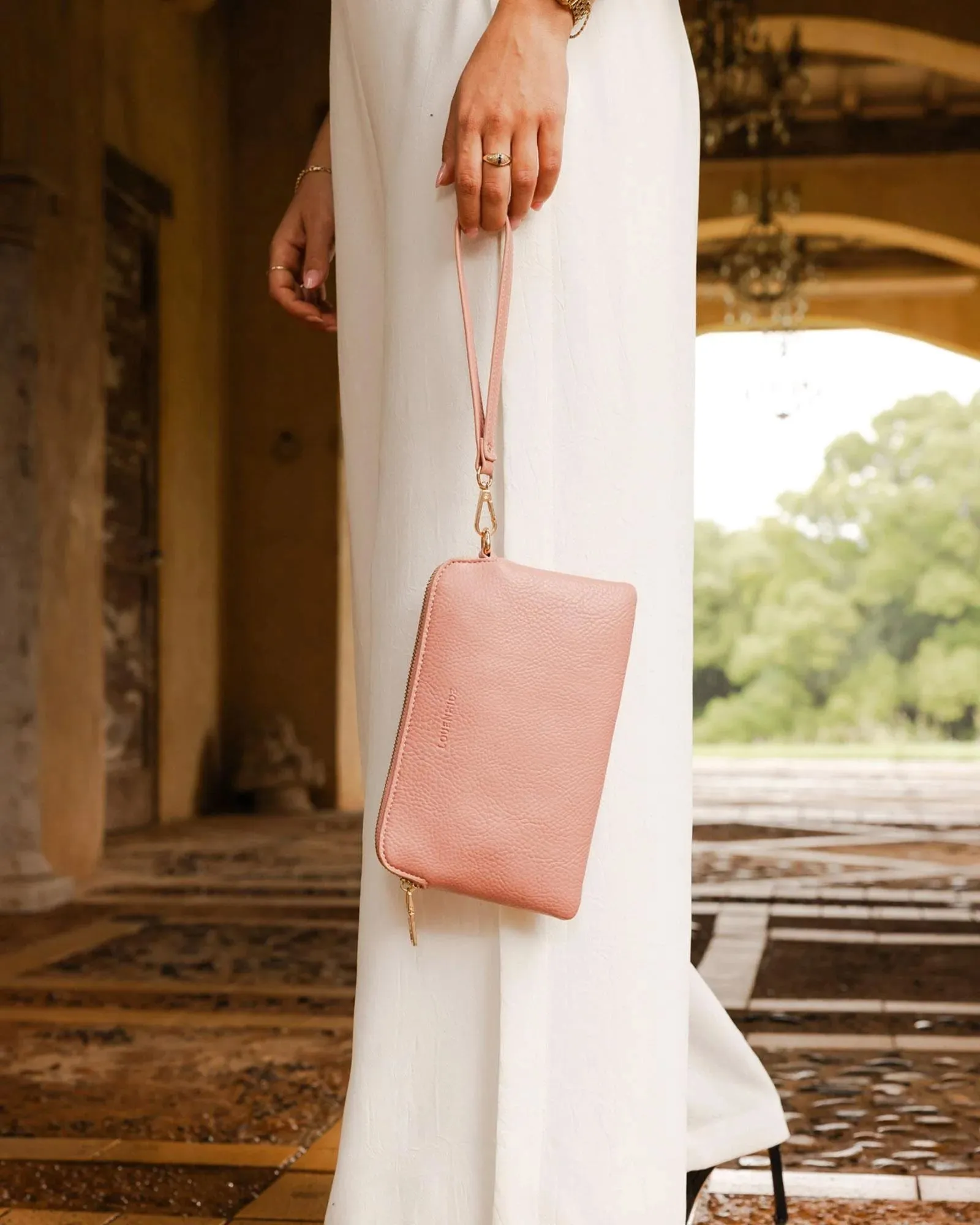 LOUNENHIDE Poppy Clutch - Spice