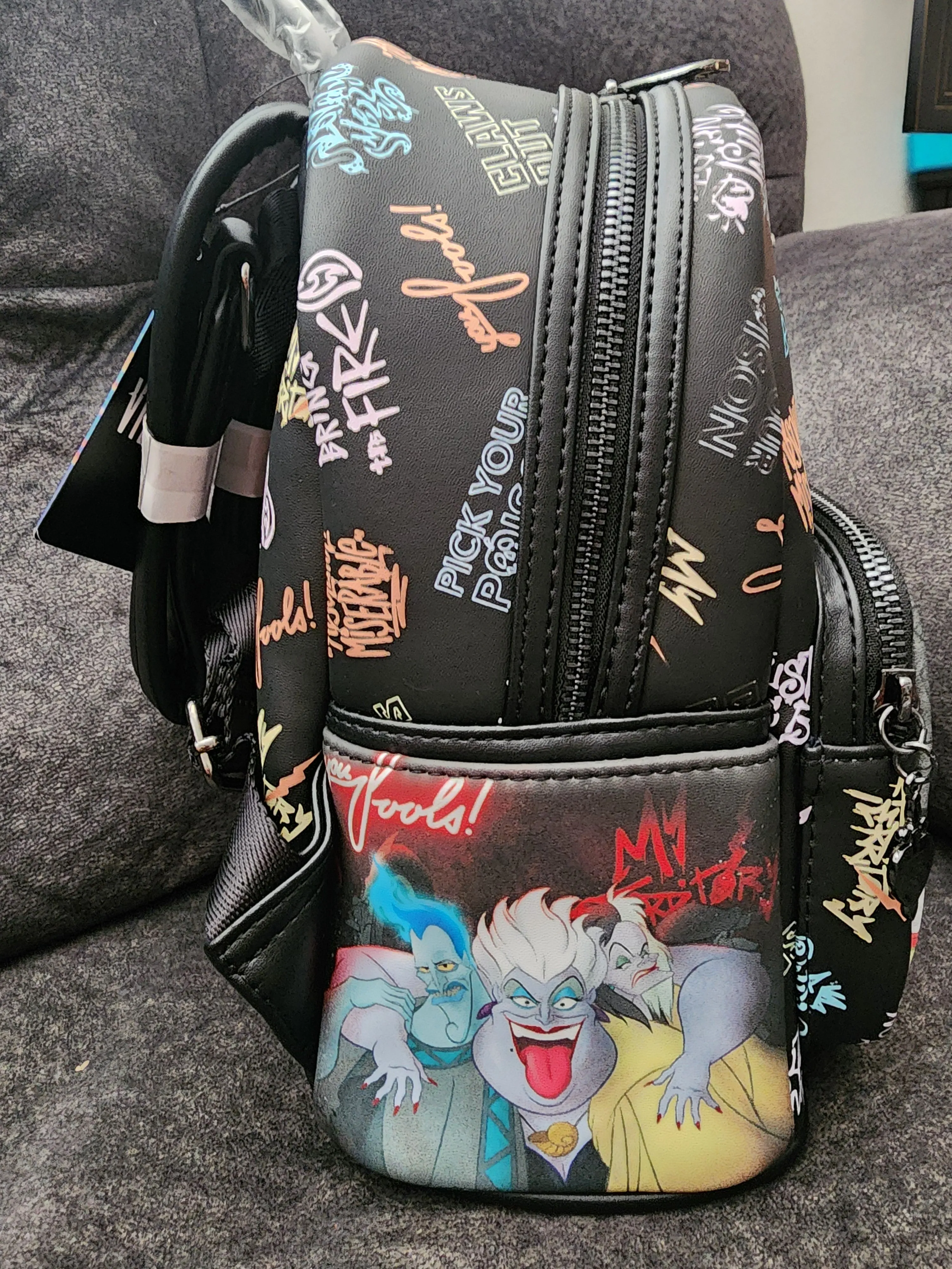 Loungefly Disney Villains Graffiti Backpack