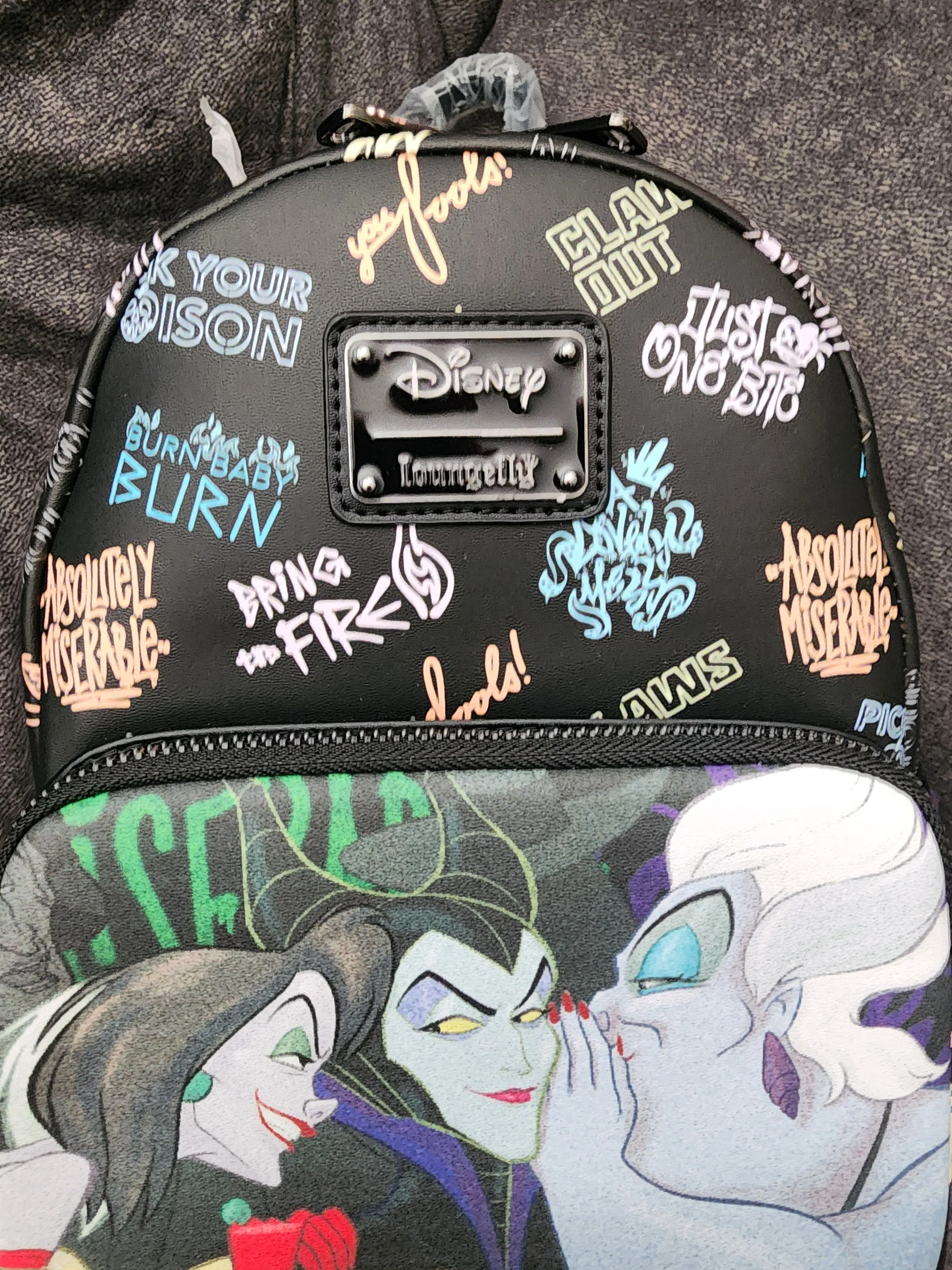 Loungefly Disney Villains Graffiti Backpack