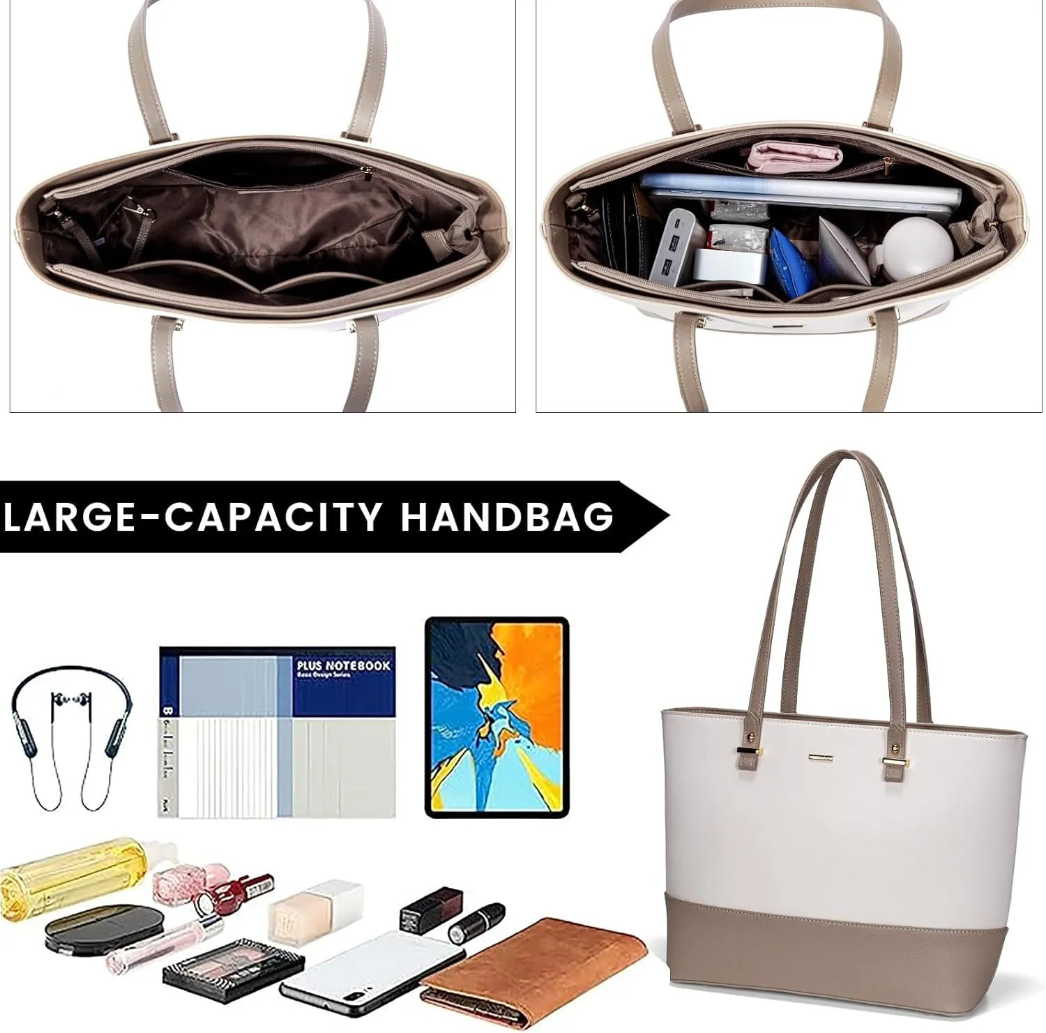 LOVEVOOK Handbags for Women Shoulder Bags Tote Satchel Hobo 3pcs Purse Set