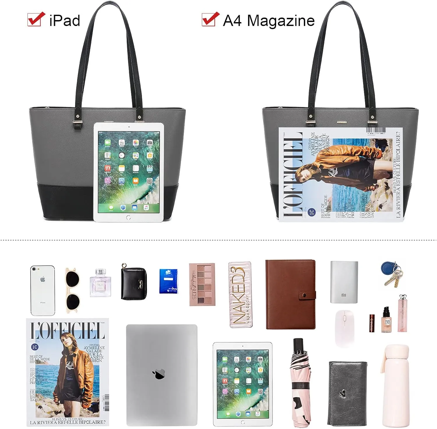 LOVEVOOK Handbags for Women Shoulder Bags Tote Satchel Hobo 3pcs Purse Set