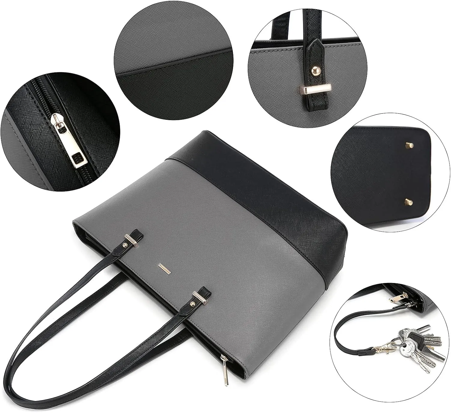 LOVEVOOK Handbags for Women Shoulder Bags Tote Satchel Hobo 3pcs Purse Set