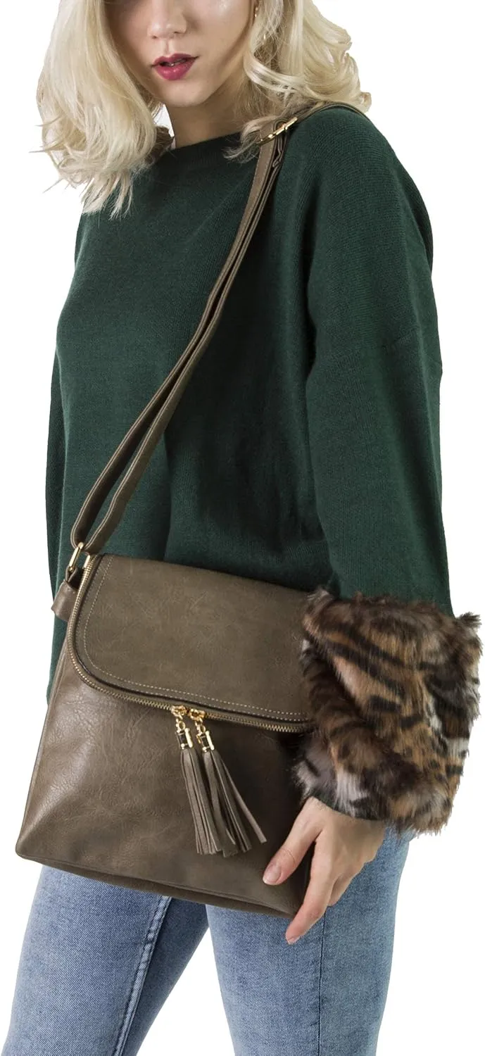 Mabel London - Women’s Cross Body Handbags – Trendy Messenger Long Shoulder Strap Bags in Various Designs