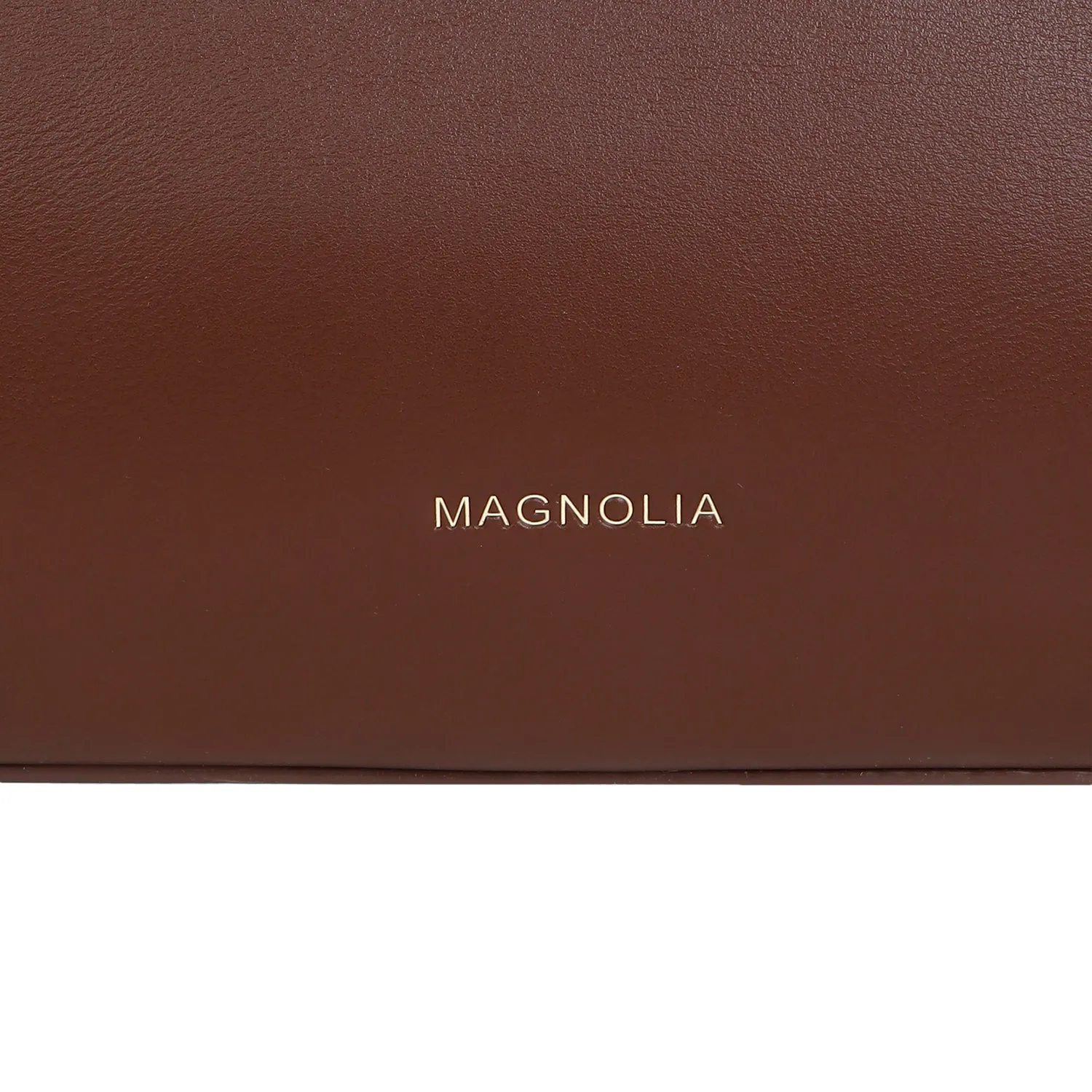 Magnolia Gia Medium Tote Bag Dark Brown