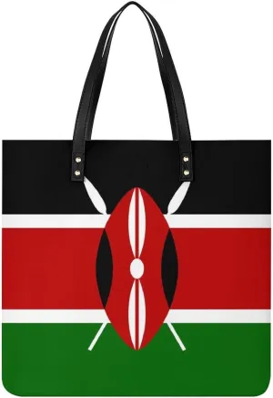Malta Flag Women's Leather Tote Bag Spacious Purse for Work Travel and Casual Outings