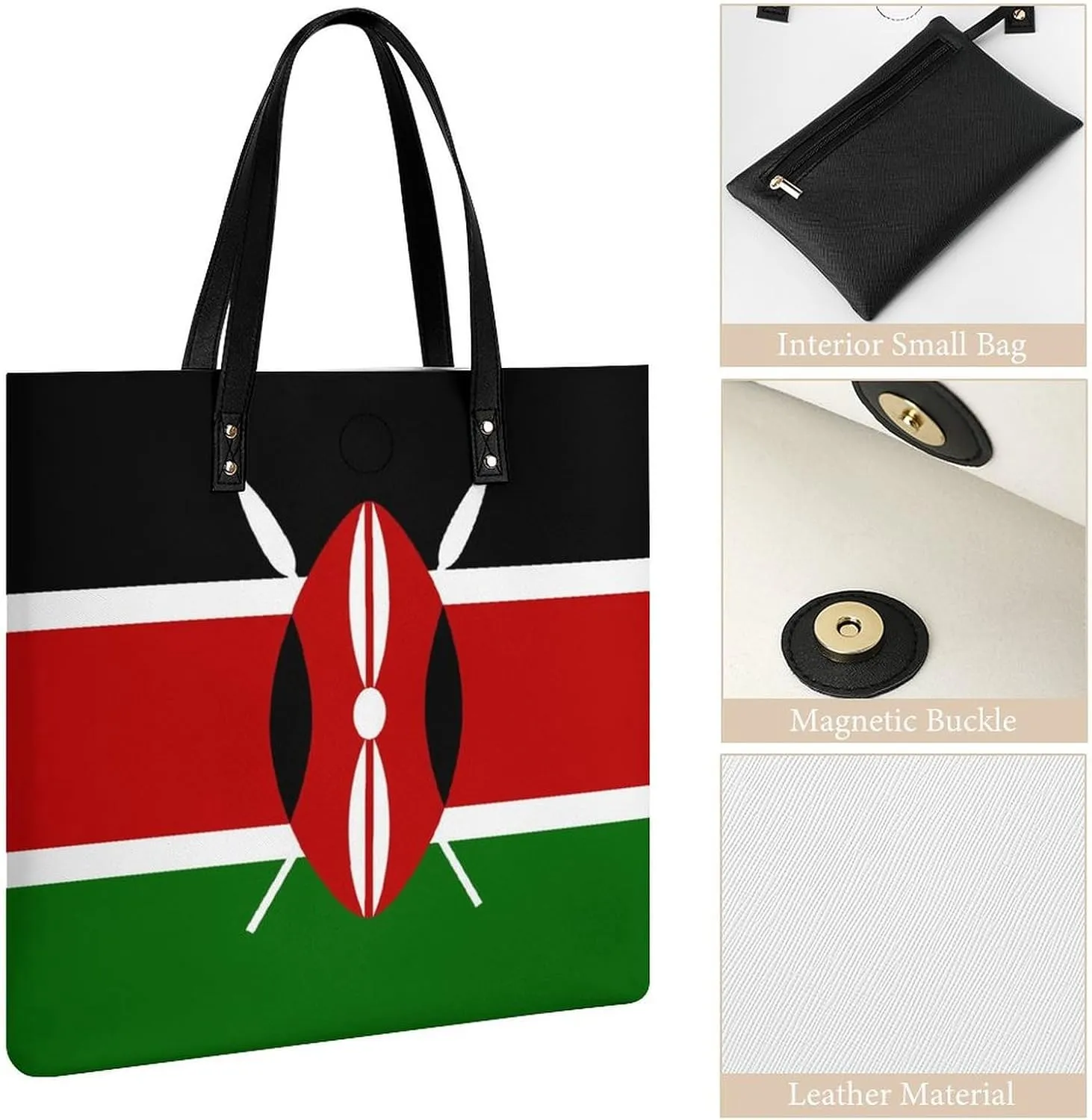 Malta Flag Women's Leather Tote Bag Spacious Purse for Work Travel and Casual Outings