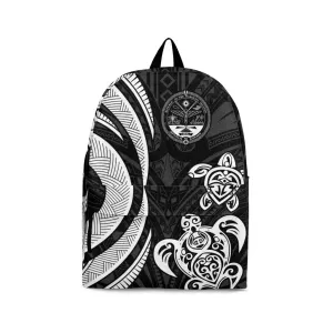 Marshall Islands Backpack - White Tentacle Turtle Crest