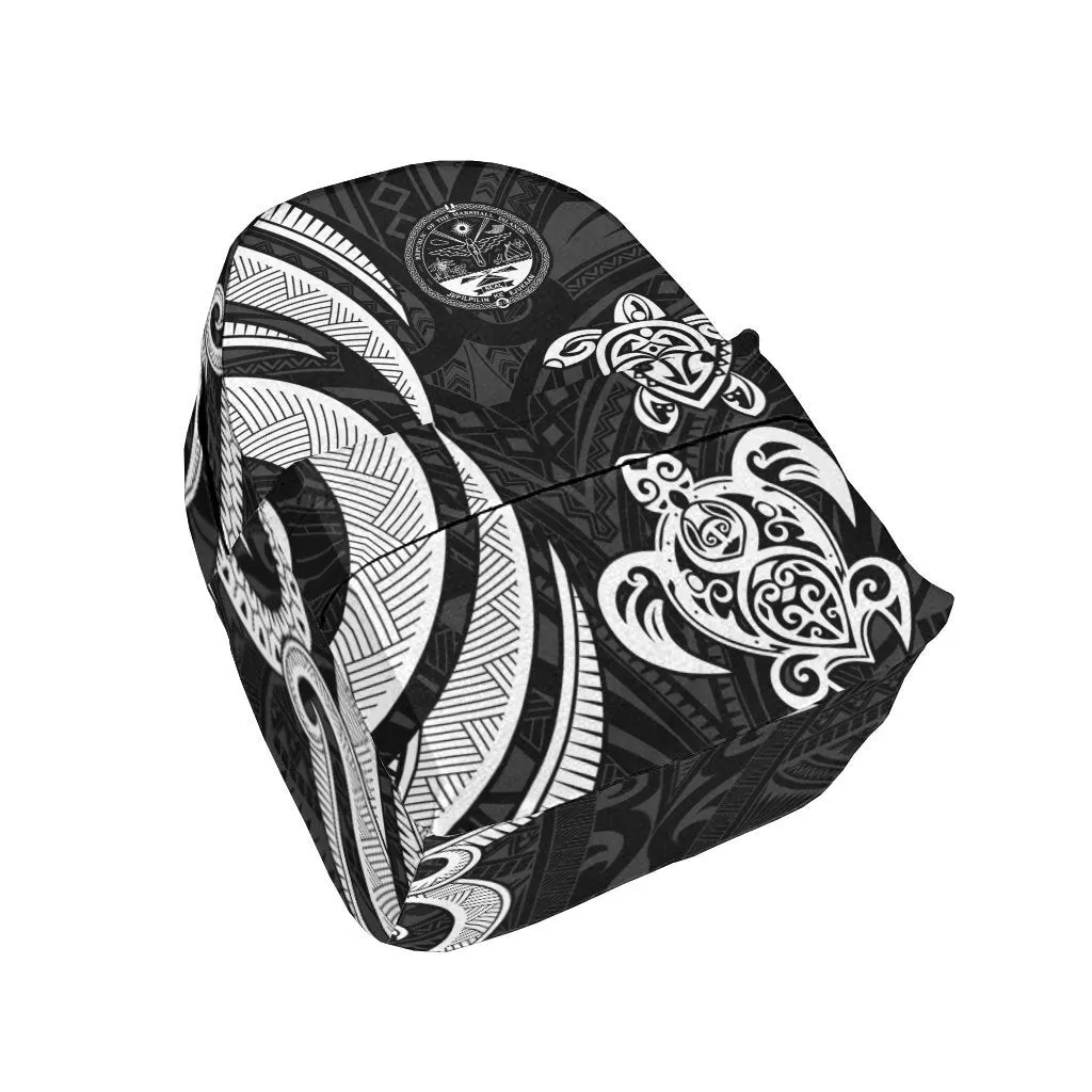 Marshall Islands Backpack - White Tentacle Turtle Crest