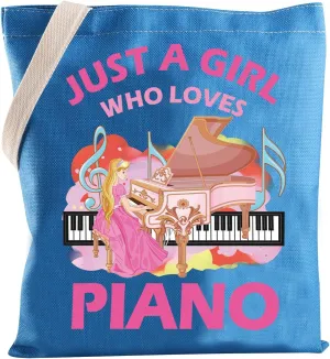 MBMSO Piano Music Tote Bag - Perfect for Piano Players & Lovers - Shoulder Bag