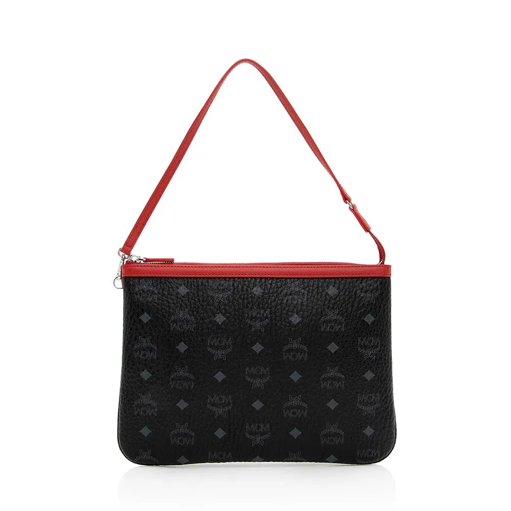 MCM VISETOS CLUTCH CROSSBODY BAG