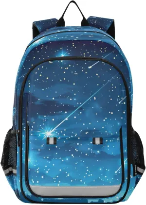 Meteor Star Print Backpack for Boys Middle-School Elementary Bookbags 20325132