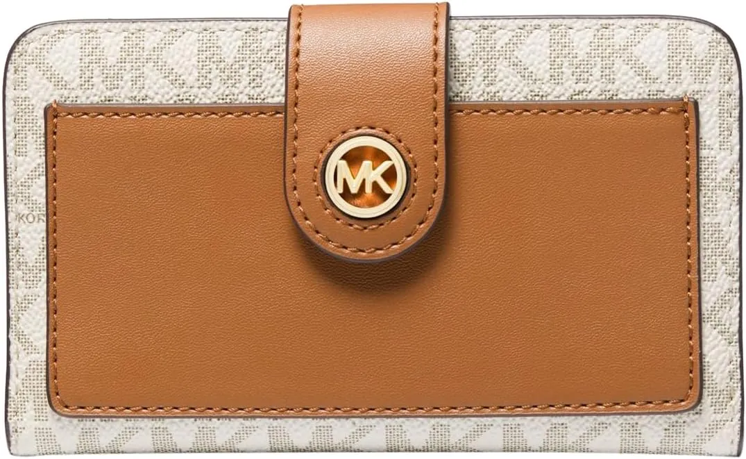 Michael Kors MK Charm Medium Tab Pocket Bifold