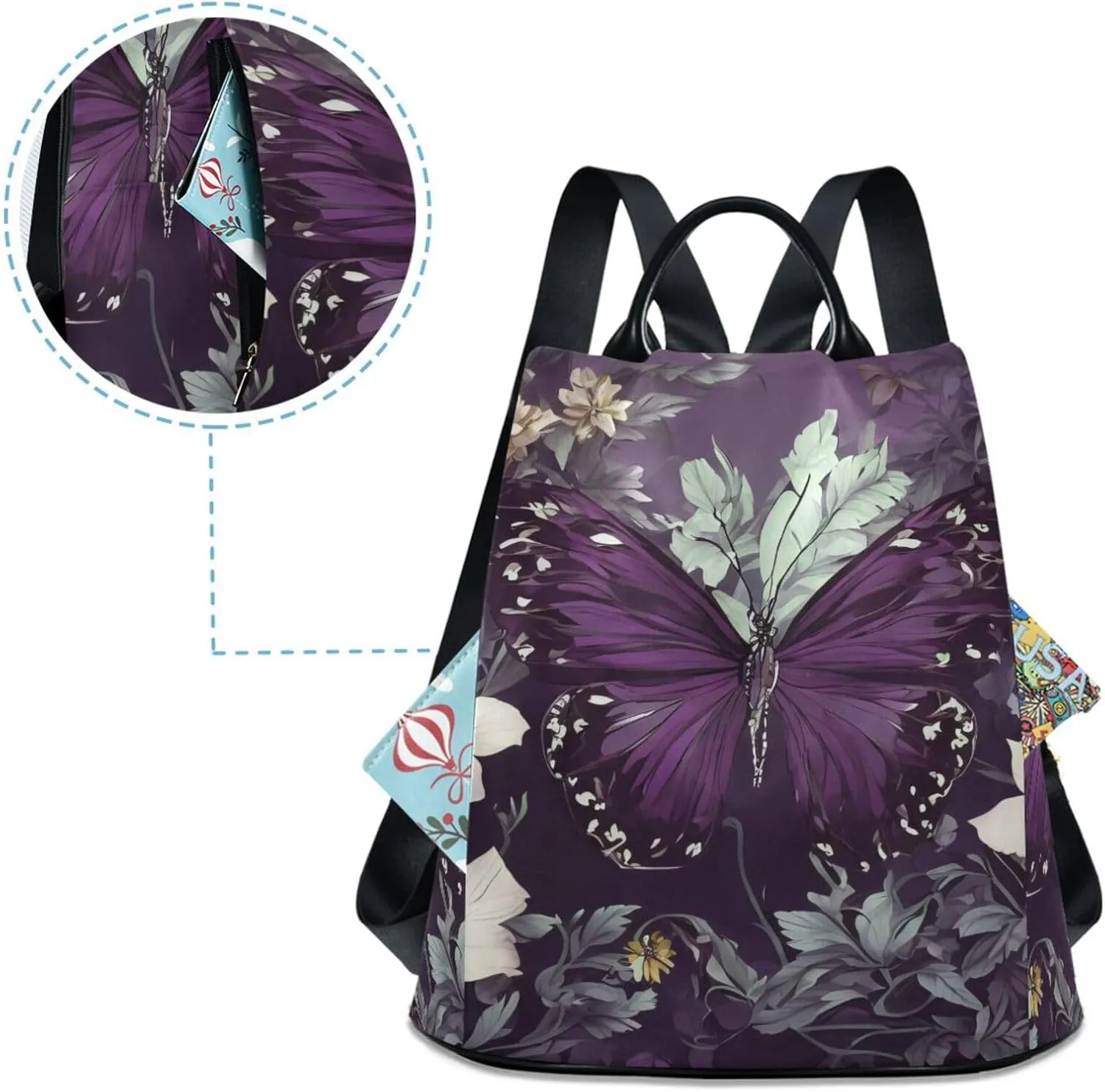 Mini Backpack Women Travel Handbag Shoulder Bag Anti Theft Backpack for women for Outing Shopping Traveling
