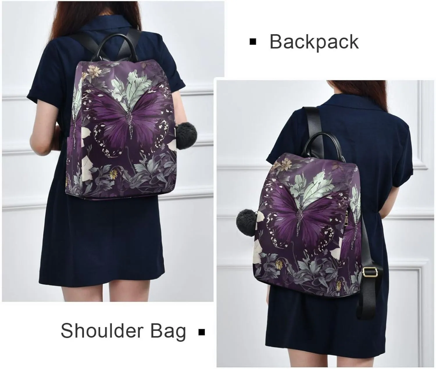 Mini Backpack Women Travel Handbag Shoulder Bag Anti Theft Backpack for women for Outing Shopping Traveling