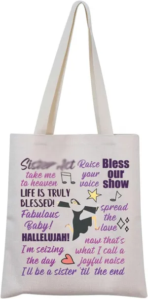 MINIGIU Sister Musical Inspired Gift Sister Musical Lover Gift Sister Musical Tote Bag
