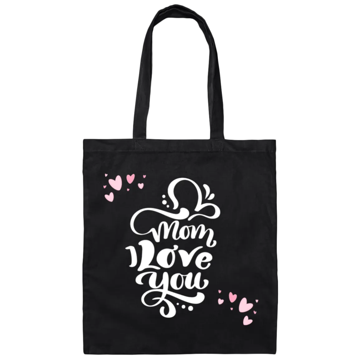 Mom, I Love You Canvas Tote Bag