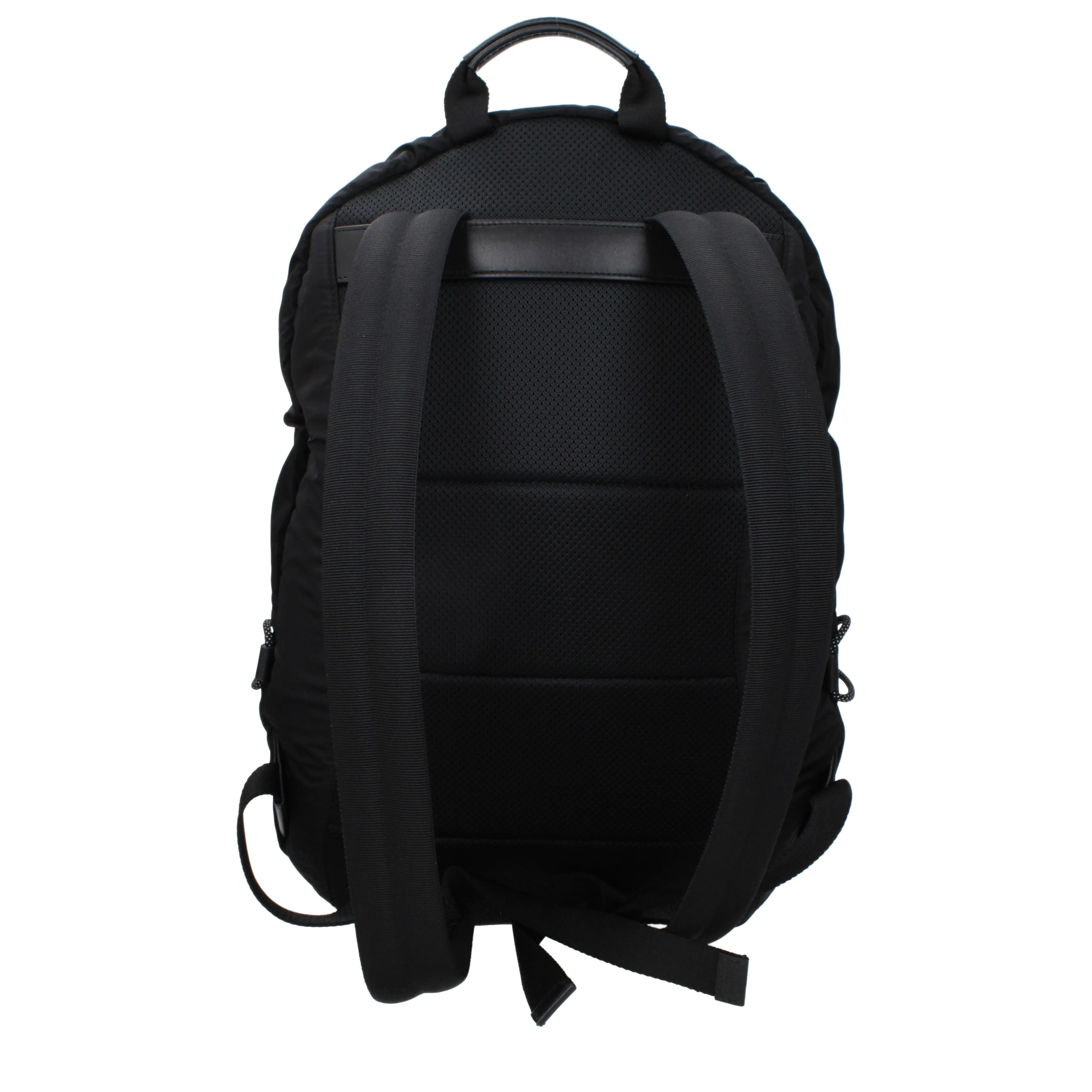 Moncler Makaio Backpacks and Fuppers Men Fabric Black