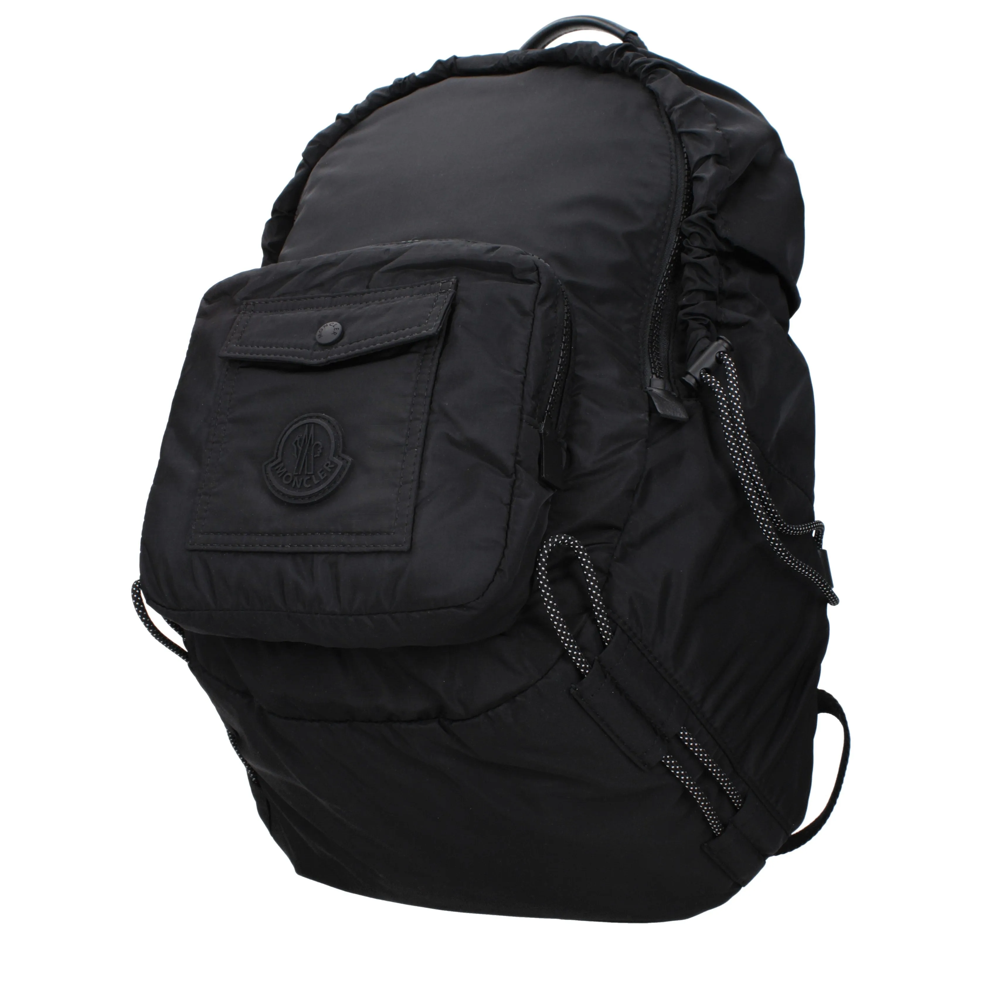 Moncler Makaio Backpacks and Fuppers Men Fabric Black