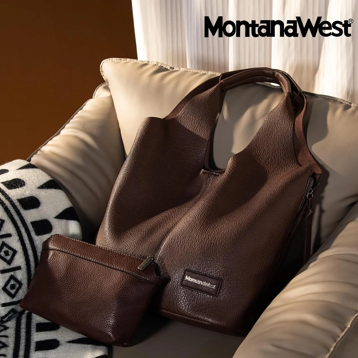 Montana West Slouchy Hobo Bags for Women Soft Designer Shoulder Purses Ladies Top Handle Handbag