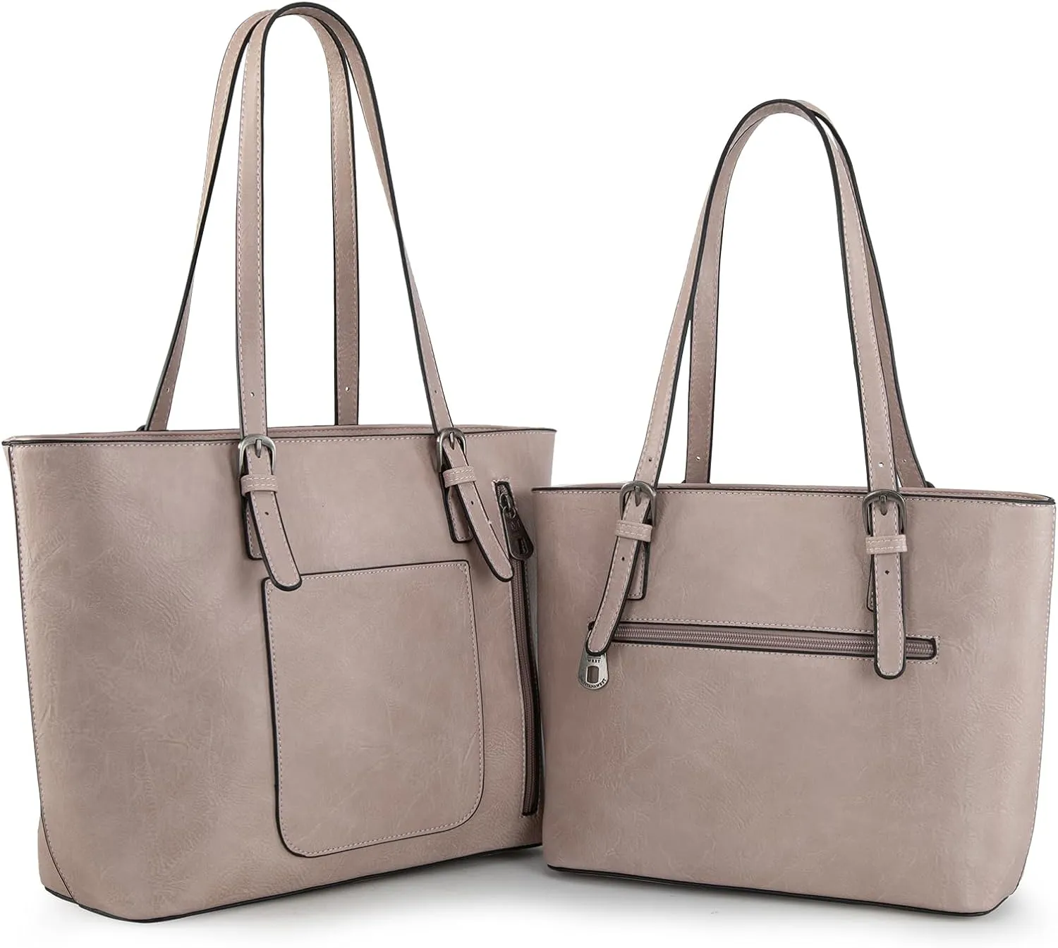 Montana West Tote Bag for Women Large Purse and Handbags Set Embossed Collection Purse 2Pcs Set