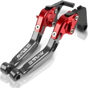 Motorbike Drum Brakes Motorcycle Handbrake Folding Extendable Adjustable Handle Clutch Brake Levers for MV Agusta Rivale 800 2013-2016 Reservoir Levers (Color : I)
