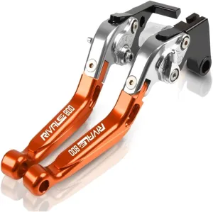 Motorbike Drum Brakes Motorcycle Handbrake Folding Extendable Adjustable Handle Clutch Brake Levers for MV Agusta Rivale 800 2013-2016 Reservoir Levers (Color : J)