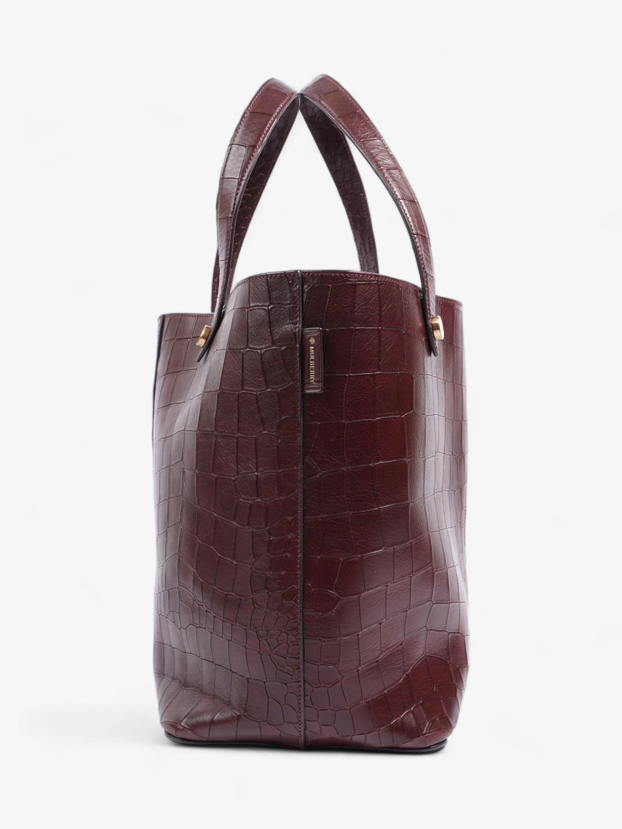 Mulberry Kite Oxblood Embossed Leather